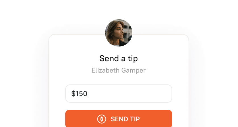 Get support from your fans directly via donations